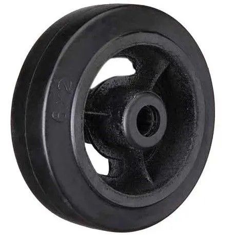 Колесо большегрузное D 63 160 мм резина на ось (F)