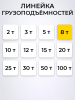Домкрат гидравлический г/п 8,0 т TOR ДГ-8