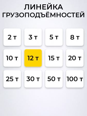 Домкрат гидравлический г/п 12,0 т TOR ДГ-12